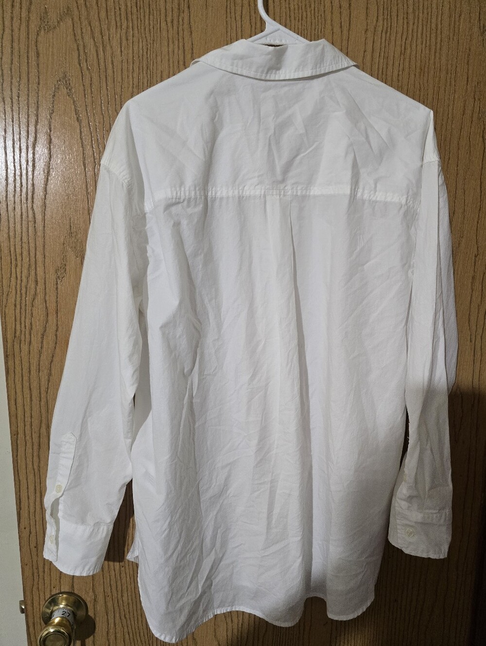 Nwt.Universal Thread Classic Oversized  White Button-Down Tunic Shirt - Picture 4 of 5